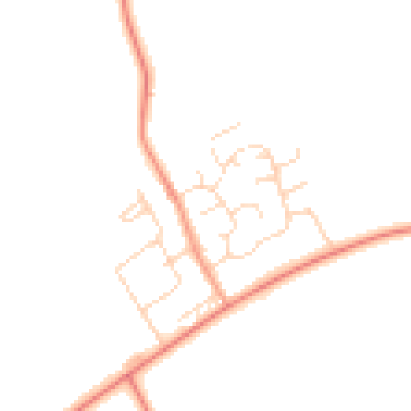 Daytime road noise heatmap for DE12 6HJ