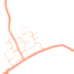 Daytime road noise heatmap for DE12 6HT