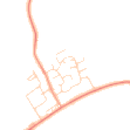 Daytime road noise heatmap for DE12 6HW
