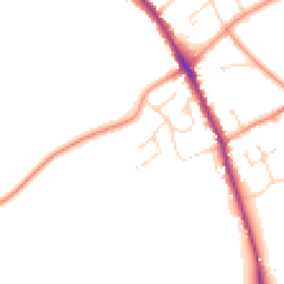 Daytime road noise heatmap for DE12 6NQ