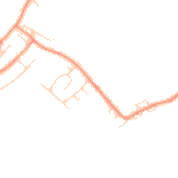 Daytime road noise heatmap for DE12 6PJ