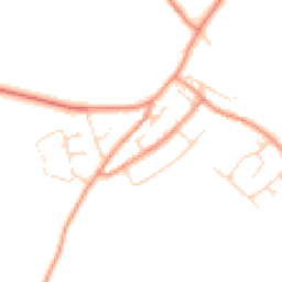 Daytime road noise heatmap for DE12 6QF