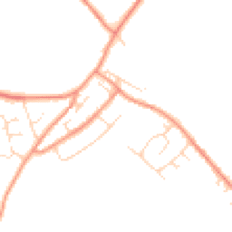 Daytime road noise heatmap for DE12 6QQ
