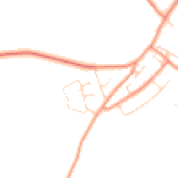 Daytime road noise heatmap for DE12 6QY