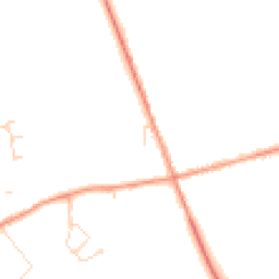 Daytime road noise heatmap for DE12 7BA