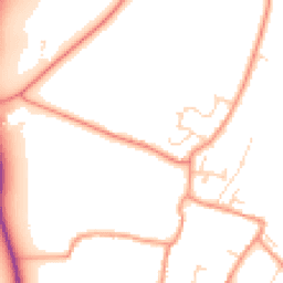 Daytime road noise heatmap for DE12 7BQ