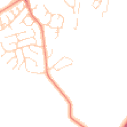 Daytime road noise heatmap for DE12 7BX