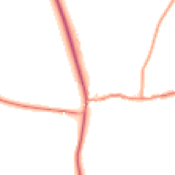 Daytime road noise heatmap for DE12 7DA