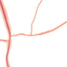 Daytime road noise heatmap for DE12 7DB