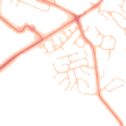 Daytime road noise heatmap for DE12 7ES