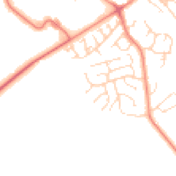Daytime road noise heatmap for DE12 7EY