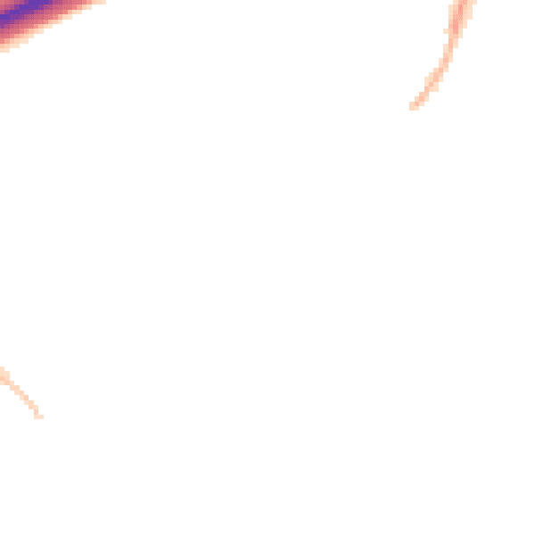 Night-time road noise heatmap for DE12 7HW