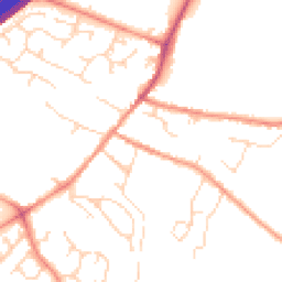 Daytime road noise heatmap for DE12 7LG