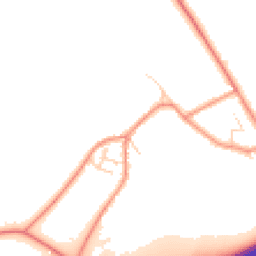 Daytime road noise heatmap for DE12 7QS