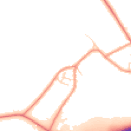 Daytime road noise heatmap for DE12 7QY