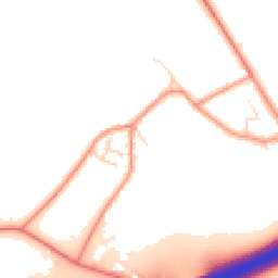 Daytime road noise heatmap for DE12 7RA