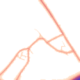 Daytime road noise heatmap for DE12 7RB