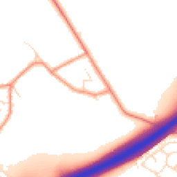 Daytime road noise heatmap for DE12 7RE