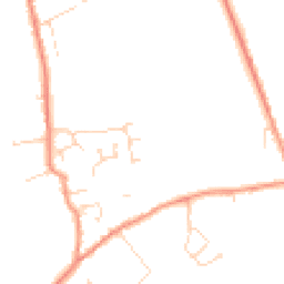 Daytime road noise heatmap for DE12 7RT