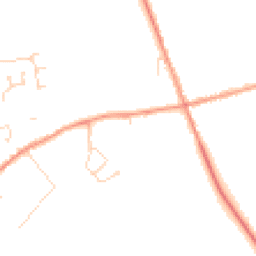 Daytime road noise heatmap for DE12 7RX