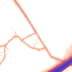 Daytime road noise heatmap for DE12 7RZ