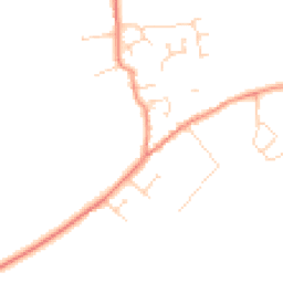 Daytime road noise heatmap for DE12 7SA