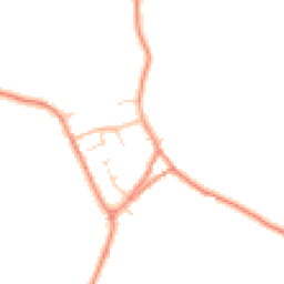 Daytime road noise heatmap for DE12 8DG