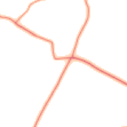 Daytime road noise heatmap for DE12 8DZ