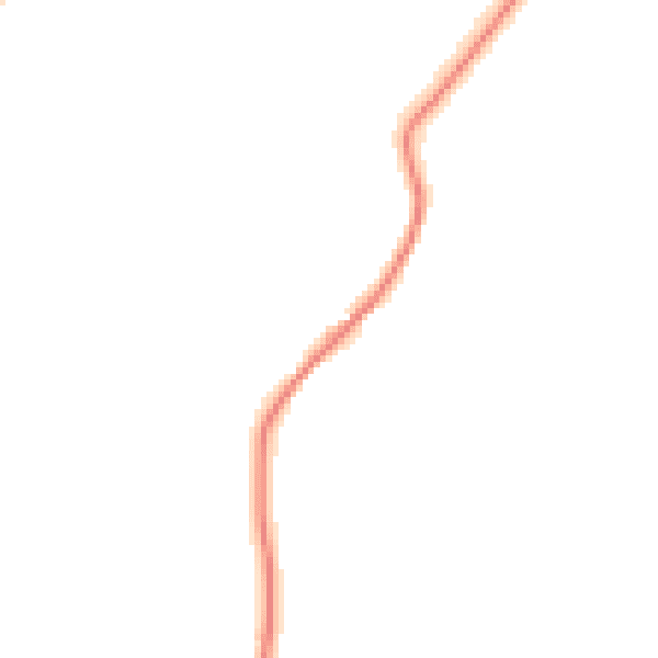 Daytime road noise heatmap for DE12 8LL