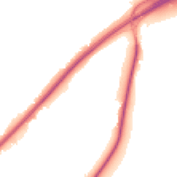 Night-time road noise heatmap for DE13 0PE