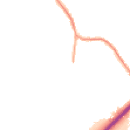 Night-time road noise heatmap for DE13 0PR