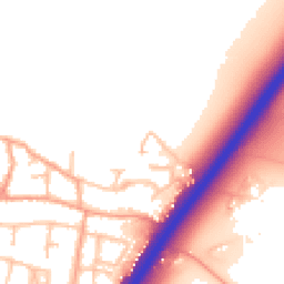 Daytime road noise heatmap for DE13 7BU