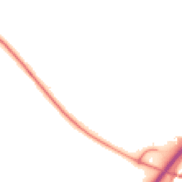 Night-time road noise heatmap for DE13 7EL