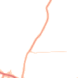 Daytime road noise heatmap for DE13 8AY