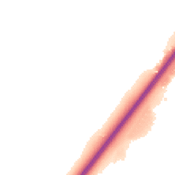 Night-time road noise heatmap for DE13 8FD