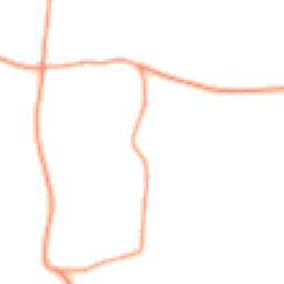Daytime road noise heatmap for DE13 8RF