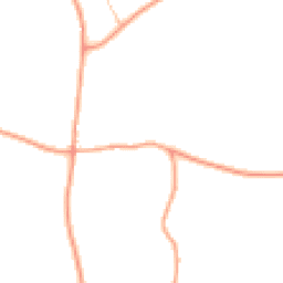 Daytime road noise heatmap for DE13 8RG