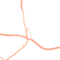 Daytime road noise heatmap for DE13 8SX