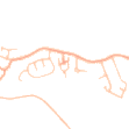 Daytime road noise heatmap for DE13 9AX