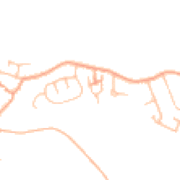 Daytime road noise heatmap for DE13 9AZ