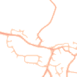 Daytime road noise heatmap for DE13 9BH