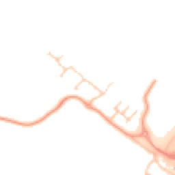 Daytime road noise heatmap for DE13 9FP