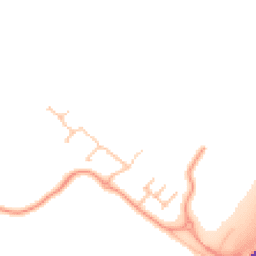 Daytime road noise heatmap for DE13 9GE