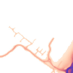 Daytime road noise heatmap for DE13 9GS