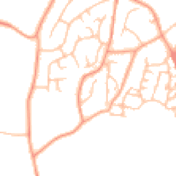 Daytime road noise heatmap for DE13 9NJ