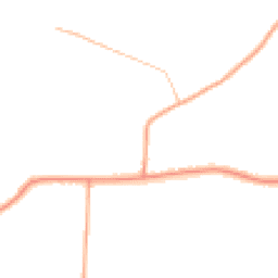 Daytime road noise heatmap for DE13 9QR