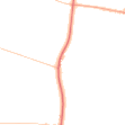 Daytime road noise heatmap for DE13 9RE