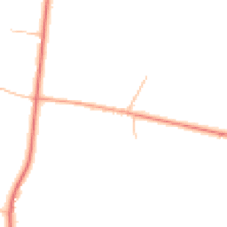 Daytime road noise heatmap for DE13 9RP