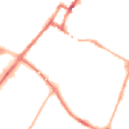 Night-time road noise heatmap for DE14 1DW