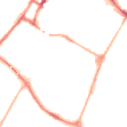 Night-time road noise heatmap for DE14 1EE